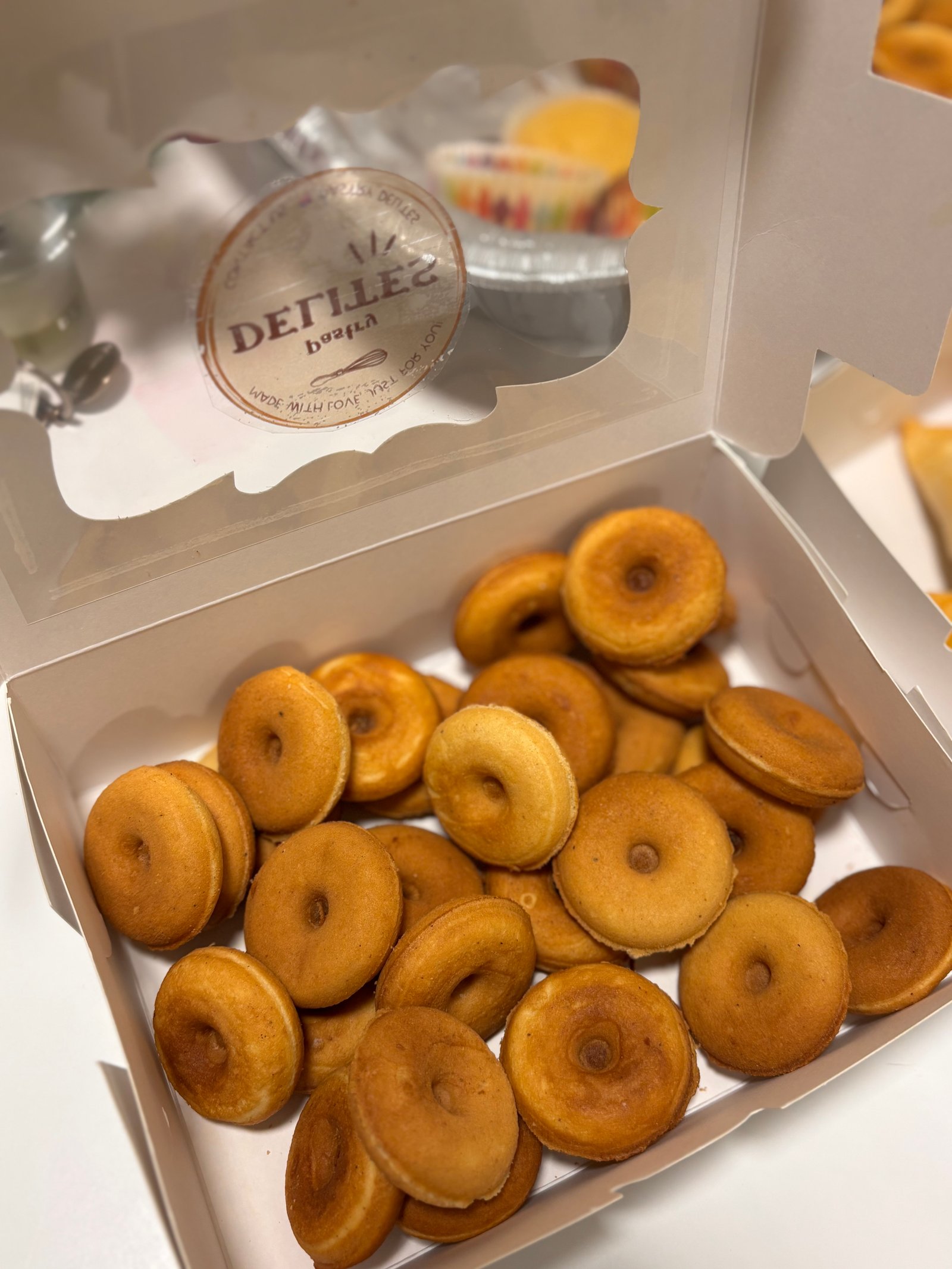 Mini ring doughnuts