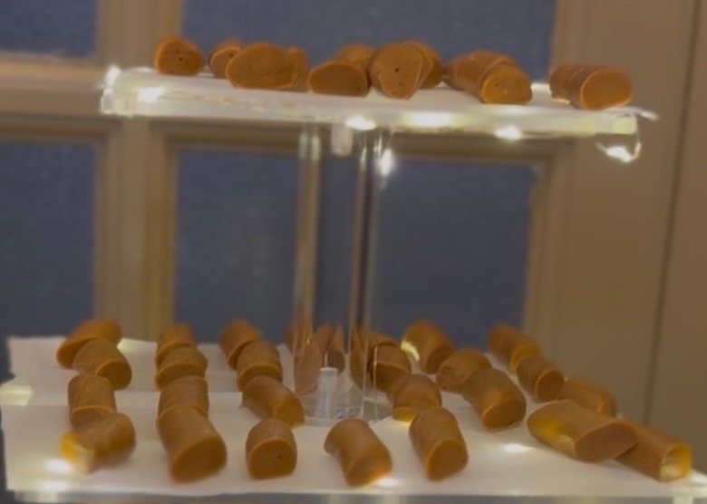 Condensed milk toffee